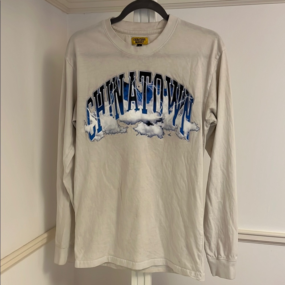 Chinatown Market White Long Sleeve Shirt